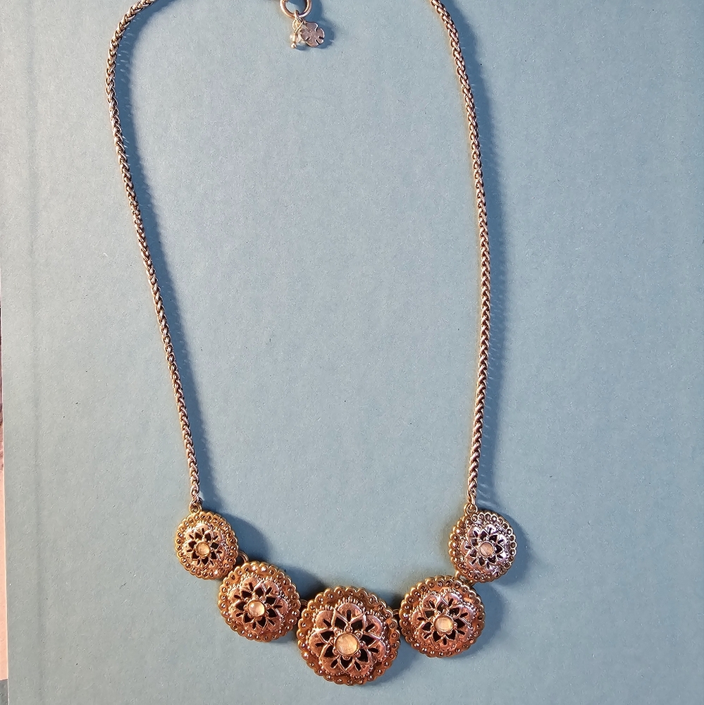 Gold and Silver Lucky Brand Necklace